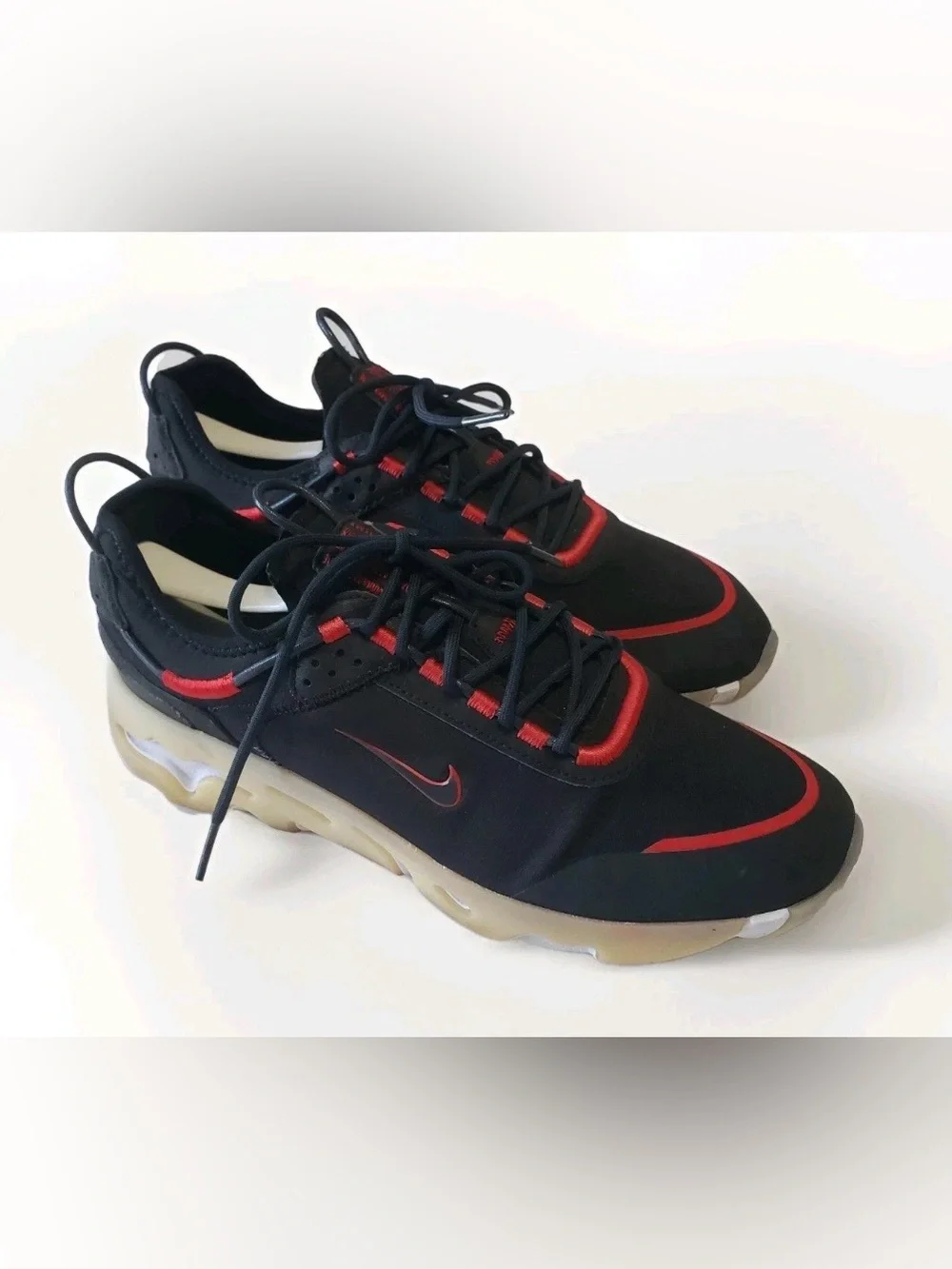 Nike React Live SE DD6879 002 Black Anthracite-Sport Red Sneakers Shoes-Mens 9.5